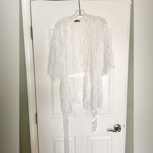 Women’s lingerie lace robe